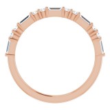 14K Rose 3/8 CTW Diamond Anniversary Band photo 2