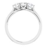 14K White 5/8 CTW Diamond Anniversary Band photo 2