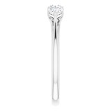 14K White 5/8 CTW Diamond Anniversary Band photo 4
