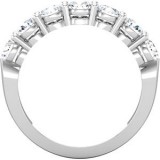 14K White 1 3/8 CTW Diamond Anniversary Band photo 2