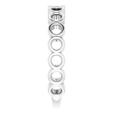 14K White Stackable Ring photo 4