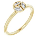 14K Yellow 1/5 CTW Diamond Ring photo