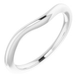 14K White Matching Band photo