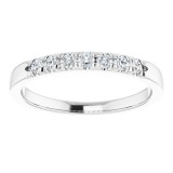 14K White 1/5 CTW Diamond Anniversary Band photo 3