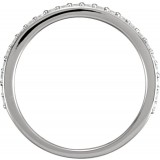 14K White 1/3 CTW Diamond Band photo 2