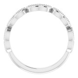 14K White 1/8 CTW Diamond Anniversary Band photo 2