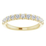 14K Yellow 1/2 CTW Diamond Anniversary Band photo 3