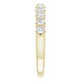 14K Yellow 1/2 CTW Diamond Anniversary Band photo 4