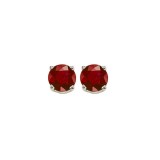 Gems One 14Kt White Gold Ruby (1 Ctw) Earring photo