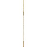 14K Yellow 1/6 CTW Diamond Triangle & Bar Y 16-18 Necklace photo 2