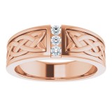 14K Rose 1/5 CTW Diamond Ring photo 3