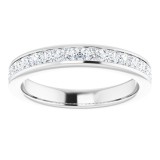 14K White 3/4 CTW Diamond Anniversary Band photo 3