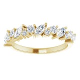 14K Yellow 3/4 CTW Diamond Anniversary Band photo 3