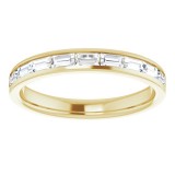 14K Yellow 1/2 CTW Diamond Channel-Set Anniversary Band photo 3
