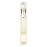 14K Yellow 1/2 CTW Diamond Channel-Set Anniversary Band photo 4