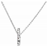 14K White 1/4 CTW Diamond 18 Necklace photo 2
