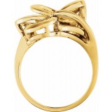 14K Yellow Metal Fashion Ring photo 2