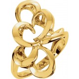 14K Yellow Metal Fashion Ring photo