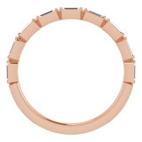 14K Rose 1/4 CTW Diamond Anniversary Band photo 2