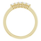 14K Yellow 2.25 mm Round 1/4 CTW Diamond Anniversary Band photo 2