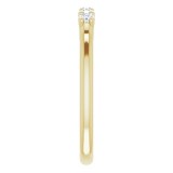 14K Yellow 2.25 mm Round 1/4 CTW Diamond Anniversary Band photo 4
