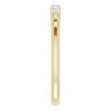 14K Yellow 2.25 mm Round 1/4 CTW Diamond Anniversary Band photo 4