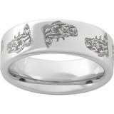 Serinium Pipe Cut Band with Bass Laser Engraving photo