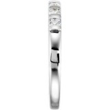 14K White 1/5 CTW  Diamond Anniversary Ring photo 4