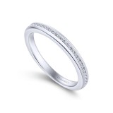 Gabriel & Co. 14k White Gold Contemporary Anniversary Wedding Band photo 3