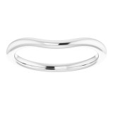 14K White Matching Band photo 3