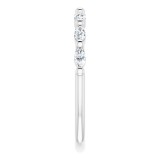 14K White 1/3 CTW Diamond Anniversary Band photo 4
