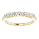 14K Yellow 3/8 CTW Diamond Anniversary Band photo 3