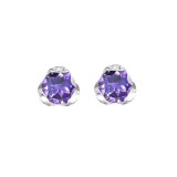 Gems One Silver Amethyst (1/2 Ctw) Earring photo