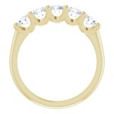 14K Yellow 1 CTW Diamond Anniversary Band photo 2