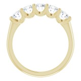 14K Yellow 1 CTW Diamond Anniversary Band photo 2