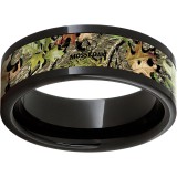 Black Diamond Ceramic Pipe Cut Band with Mossy Oak Obsession Inlay photo