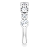14K White 3/4 CTW Diamond Anniversary Band photo 4