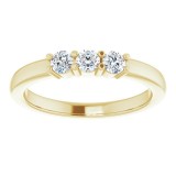 14K Yellow 1/3 CTW Diamond Anniversary Band photo 3
