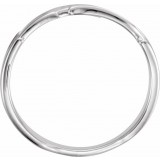 14K White Leaf Ring photo 2