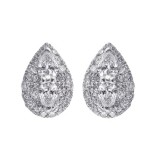Gems One Silver Diamond (1/4Ctw) Earring photo