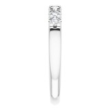 14K White 3/8 CTW Diamond Anniversary Band photo 4