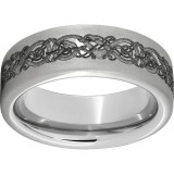 Serinium Pipe Cut Band with Norseman Laser Engraving photo