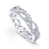 Beverley K 18k White Gold Diamond Band photo