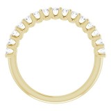 14K Yellow 1/2 CTW Diamond Anniversary Band photo 2