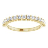 14K Yellow 1/2 CTW Diamond Anniversary Band photo 3