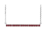 Gems One 14Kt White Gold Ruby (1/3 Ctw) Pendant photo