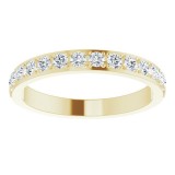 14K Yellow 3/8 CTW Diamond Anniversary Band photo 3