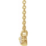 14K Yellow 1/4 CTW Diamond Graduated 18 Necklace photo 2