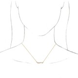14K Yellow 1/4 CTW Diamond Graduated 18 Necklace photo 3