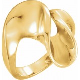 14K Yellow Freeform Ring photo